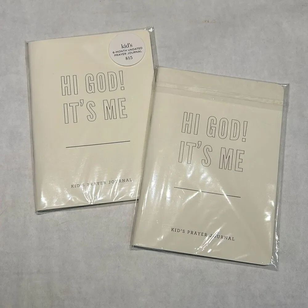 NEW Val Marie Paper Kids Prayer Journal 6-Month Undated 5x7 SET OF 2